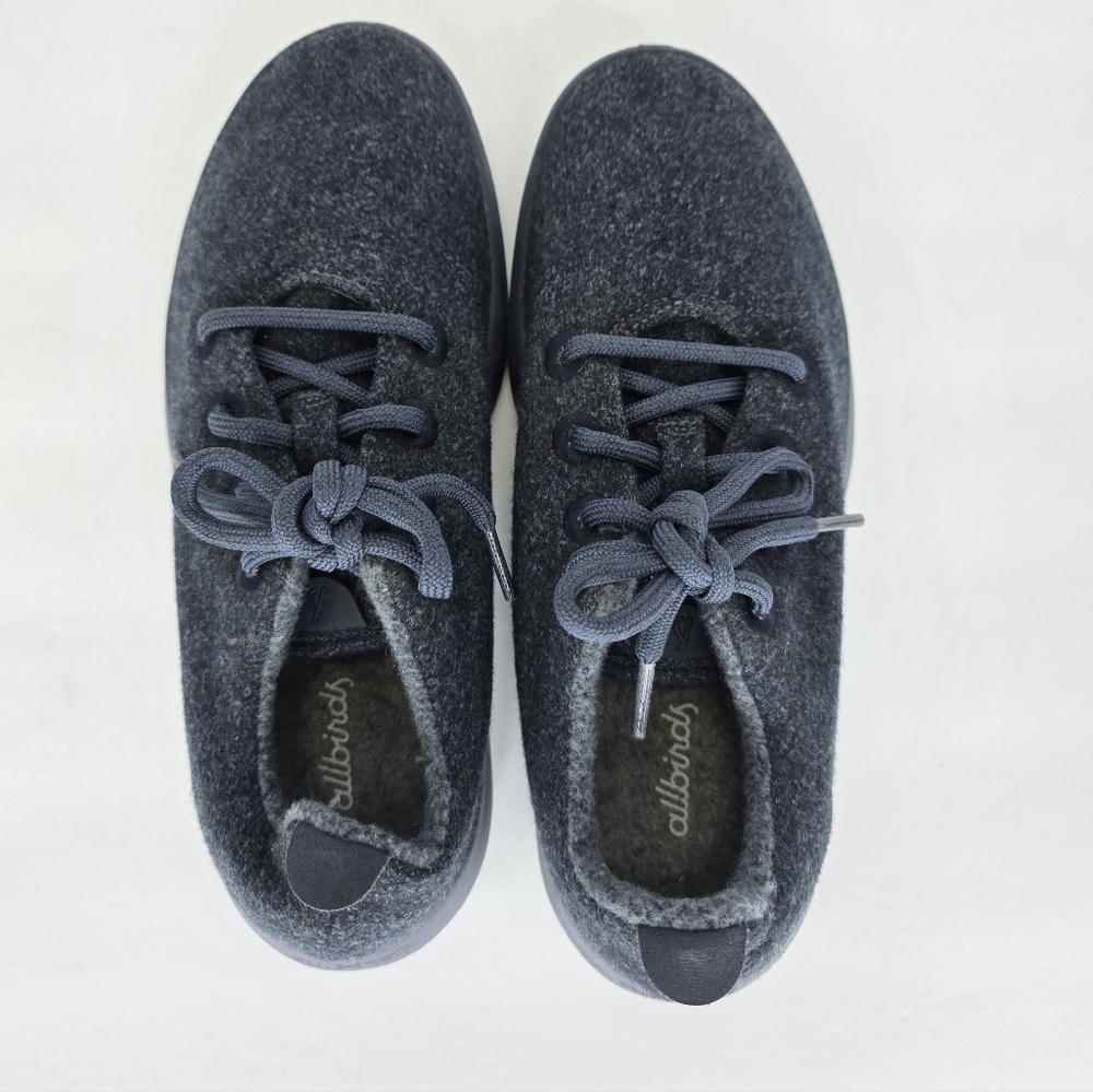 Allbirds Women's Wool Runners Savanna Night Merino Wool Sweet Foam Midsole Sz W8 - Picture 7 of 10